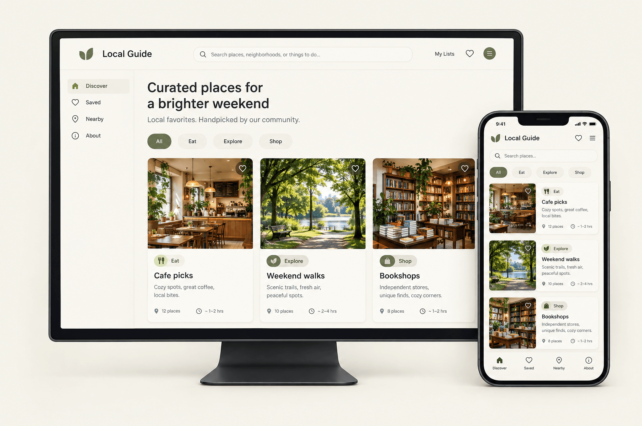 Whitelabel Listicles desktop and mobile concept